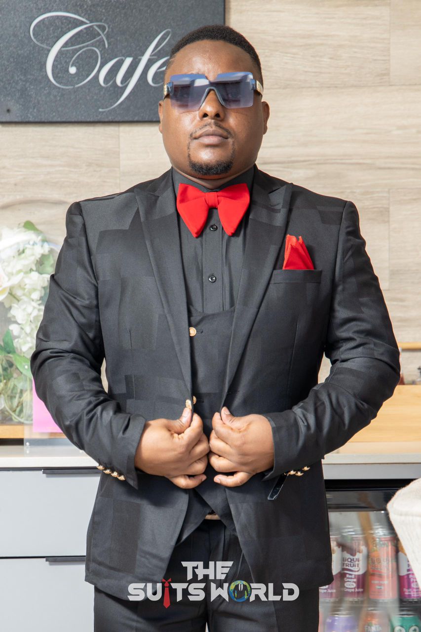 Patchy Black Fancy Suit - Image 2