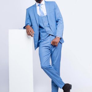 3 Piece Plain Men's Suit